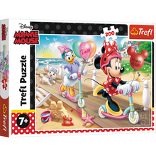 Puzzle 200 dílků Minnie na pláži – Disney Minnie Trefl