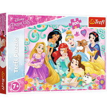 Puzzle 200 dílků Veselý svět princezen – Disney Princess Trefl
