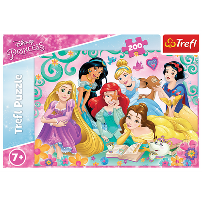 Puzzle 200 dílků Veselý svět princezen – Disney Princess Trefl