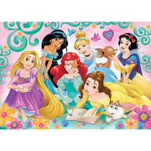 Puzzle 200 dílků Veselý svět princezen – Disney Princess Trefl