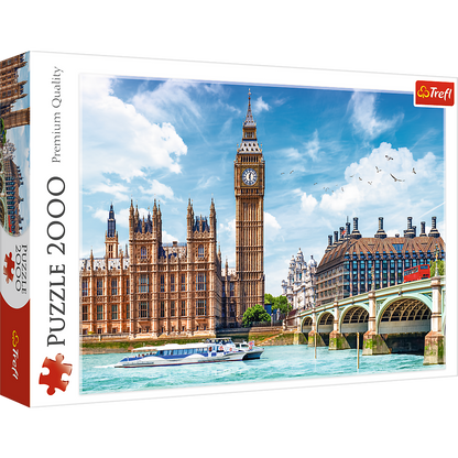 Puzzle 2000 dílků Big Ben Londýn rozměr 96x68 cm – Trefl
