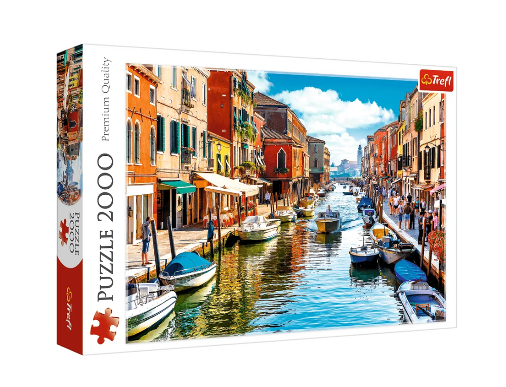 Puzzle 2000 dílků Ostrov Murano Benátky – Trefl