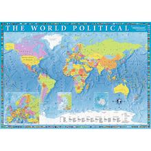 Puzzle 2000 dílků politická mapa světa – 96x68 cm