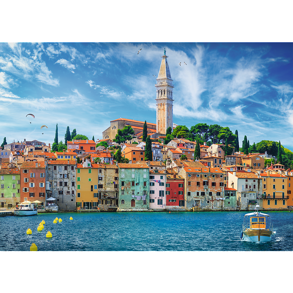 Puzzle 2000 dílků Rovinj Chorvatsko – Trefl 27114