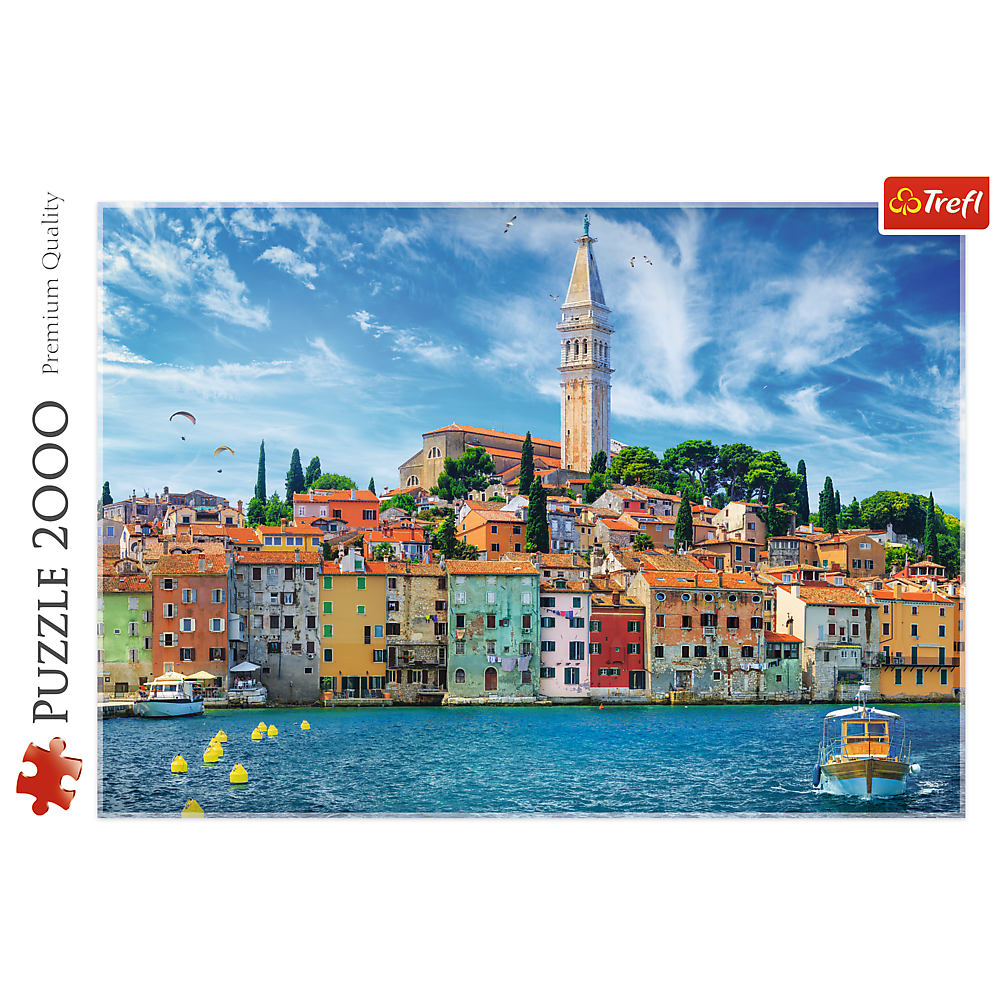 Puzzle 2000 dílků Rovinj Chorvatsko – Trefl 27114