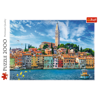 Puzzle 2000 dílků Rovinj Chorvatsko – Trefl 27114