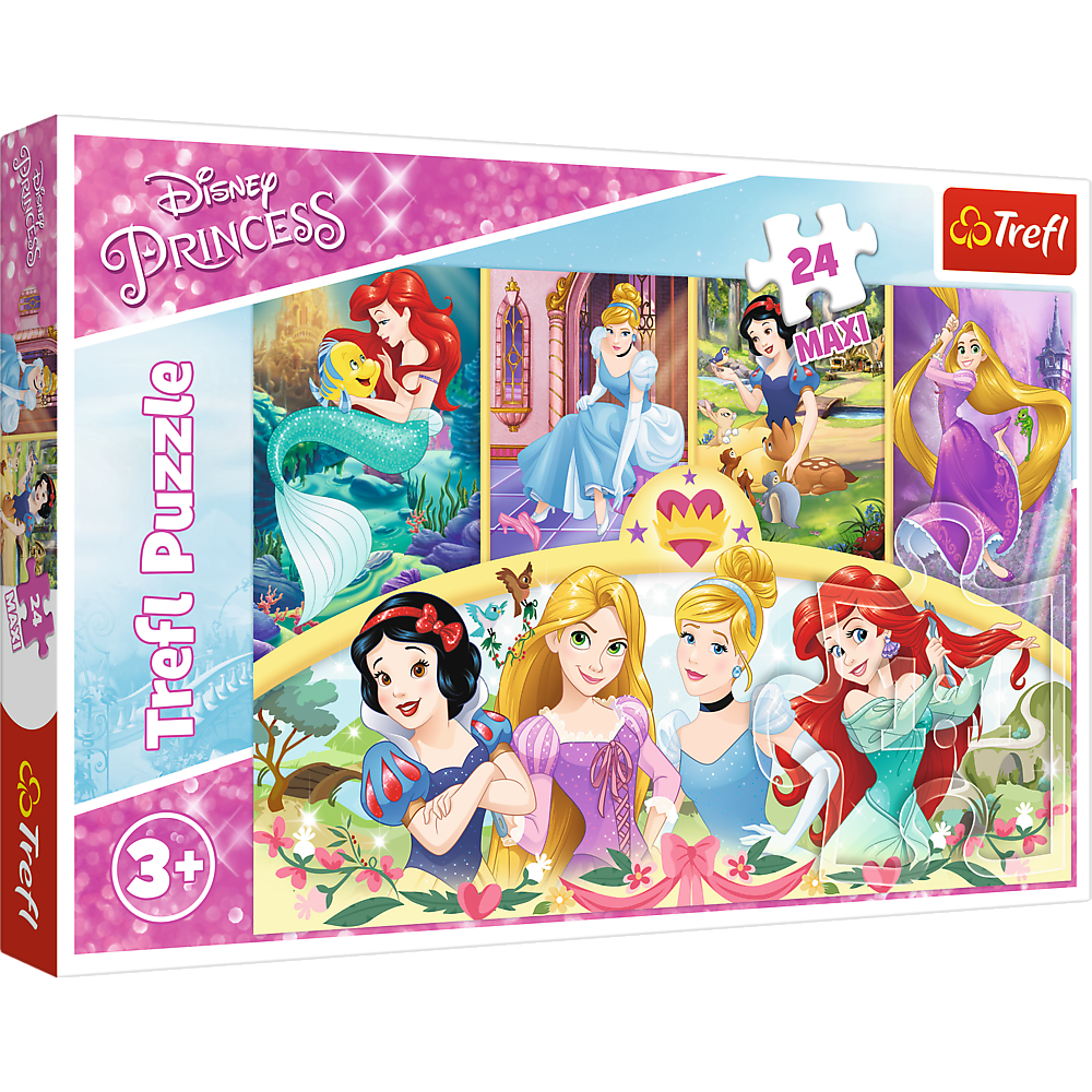 Puzzle 24 dílků Maxi kouzelné vzpomínky – Disney Princess