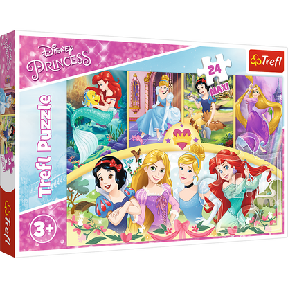Puzzle 24 dílků Maxi kouzelné vzpomínky – Disney Princess