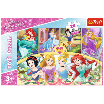 Puzzle 24 dílků Maxi kouzelné vzpomínky – Disney Princess
