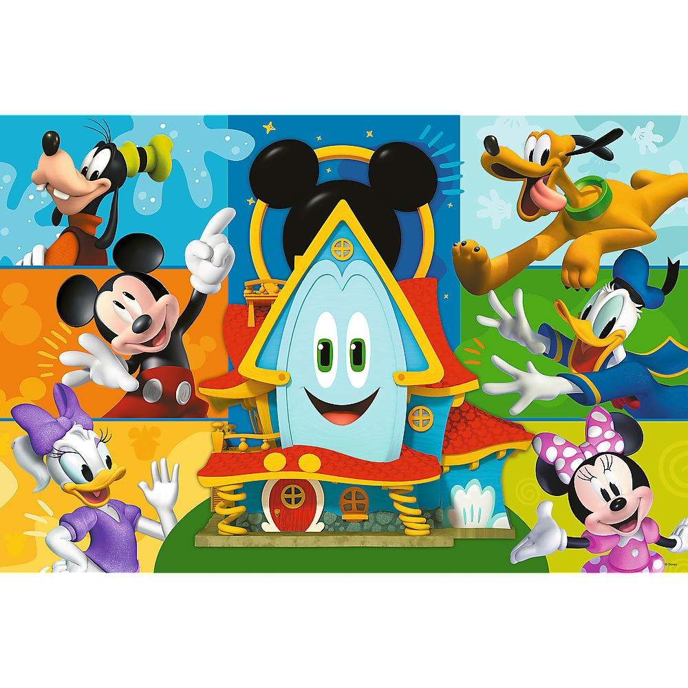 Puzzle 24 dílků Maxi Mickey Mouse a přátelé – Trefl 14351
