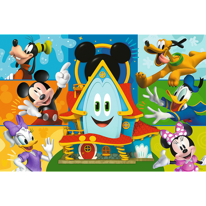 Puzzle 24 dílků Maxi Mickey Mouse a přátelé – Trefl 14351