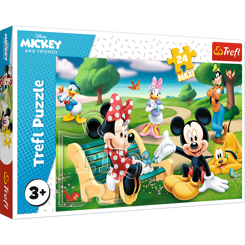 Puzzle 24 dílků Maxi Mickey Mouse – Disney Trefl