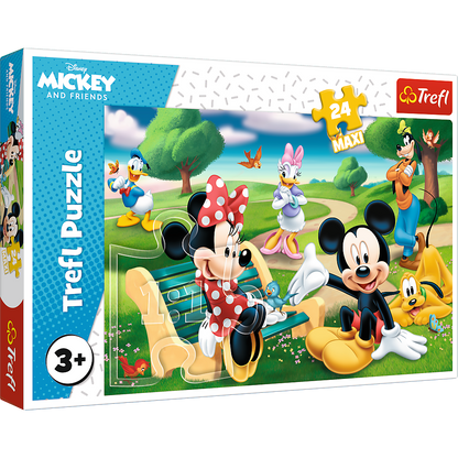 Puzzle 24 dílků Maxi Mickey Mouse – Disney Trefl