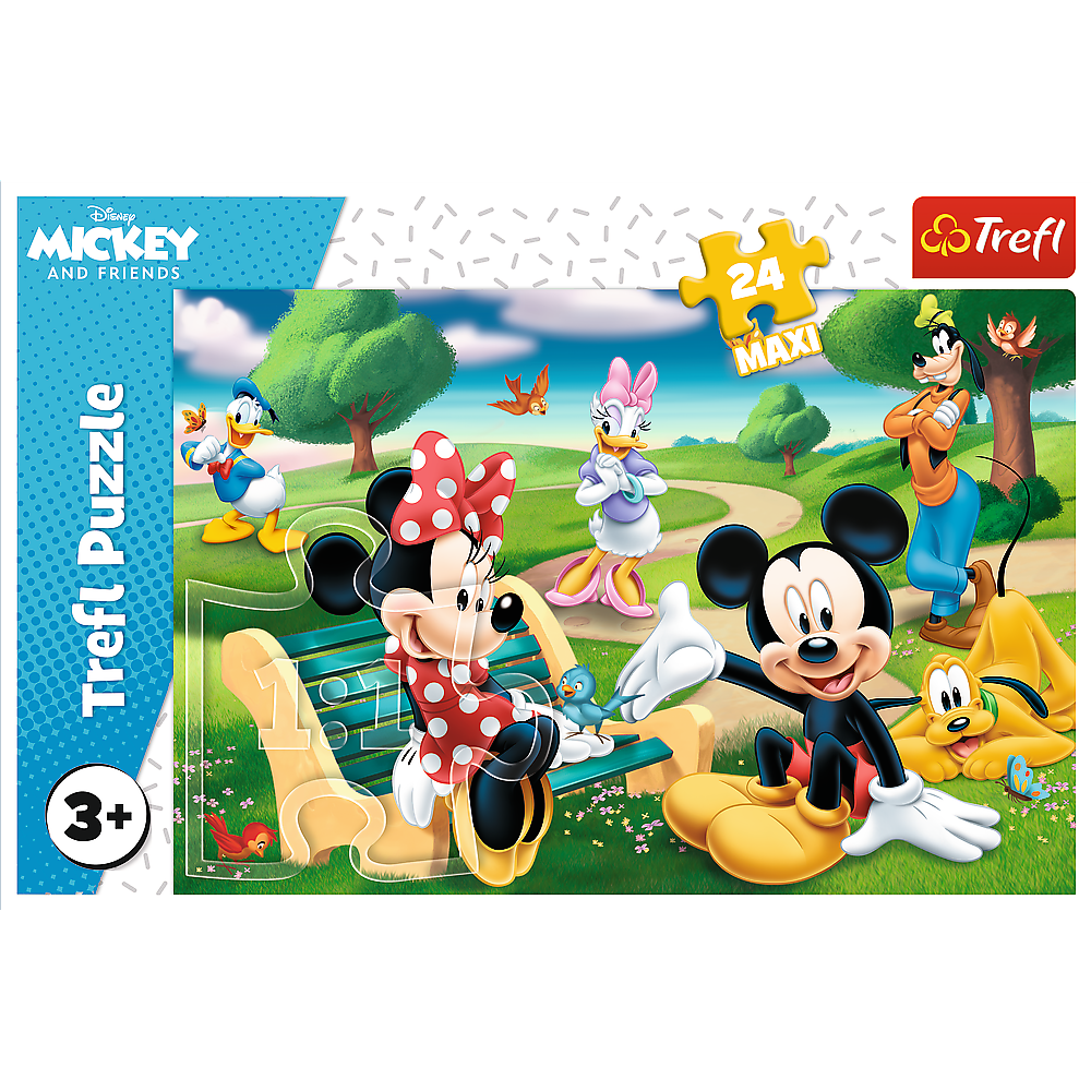 Puzzle 24 dílků Maxi Mickey Mouse – Disney Trefl