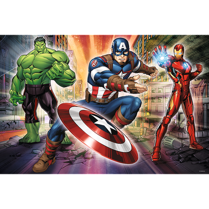 Puzzle 24 dílků maxi Ve světě Avengers – Trefl 14321