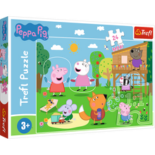 Puzzle 24 dílků maxi Zábava na louce – Peppa Pig