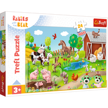 Puzzle 24 dílků Maxi – Zvířátka pro nejmenší – Trefl