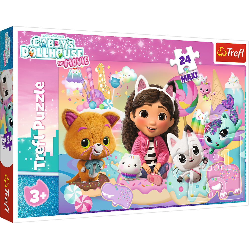 Puzzle 24 Maxi - Gabby's Cat World - Trefl