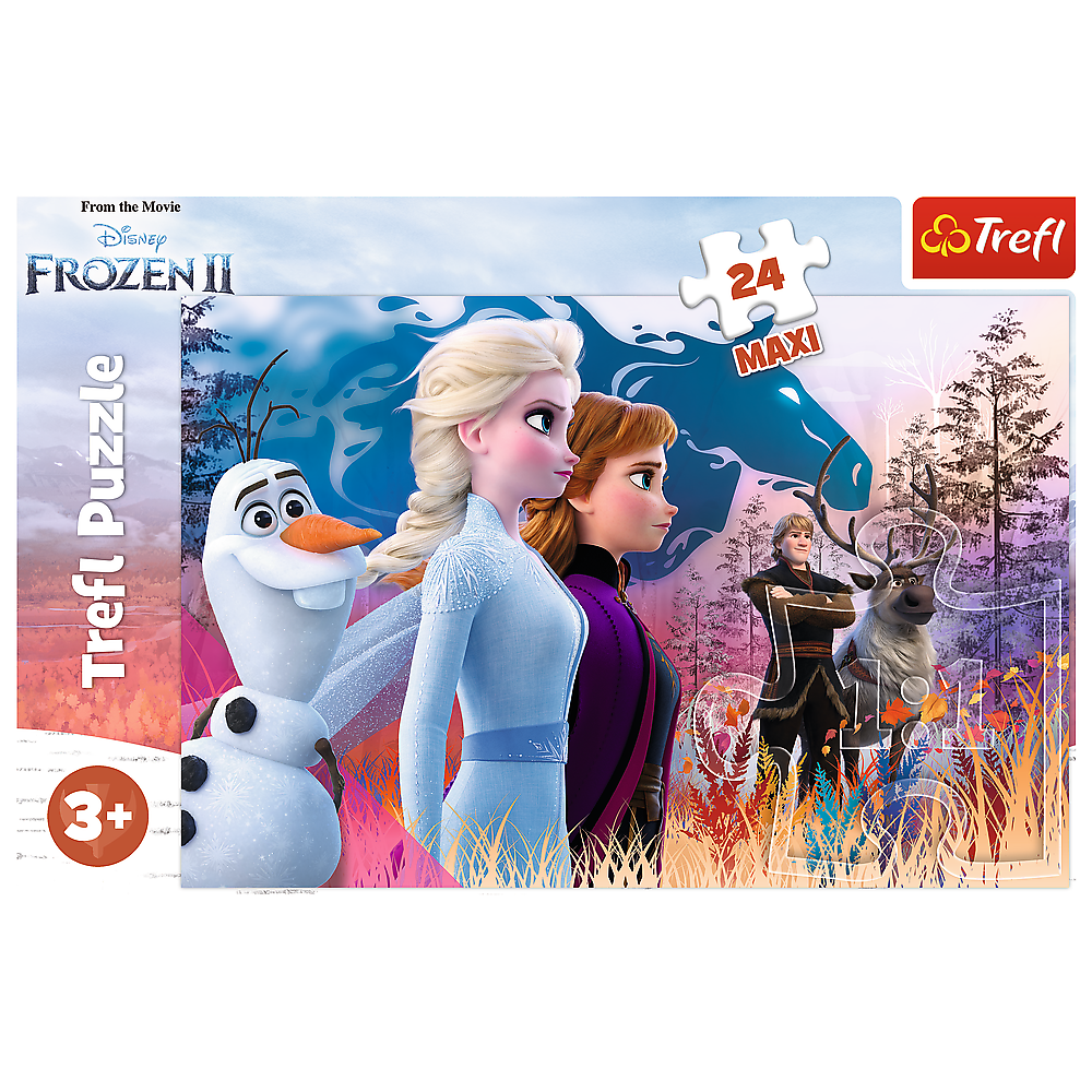 Puzzle 24 Maxi kouzelná výprava Frozen 2 – Trefl 14298