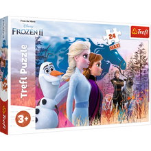 Puzzle 24 Maxi kouzelná výprava Frozen 2 – Trefl 14298