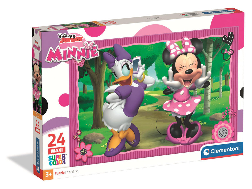 Puzzle 24 MAXI Super Color DISNEY JUNIOR MINNIE MOUSE – Clementoni