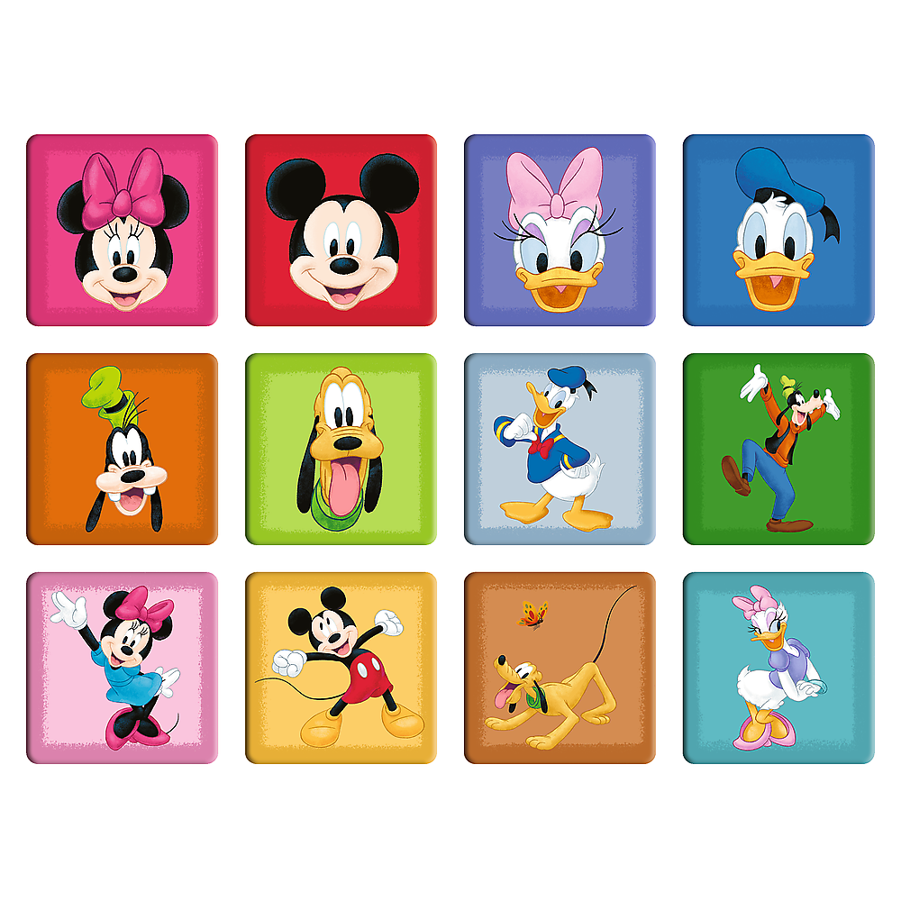 Puzzle 2v1 s pexesem Disney Mickey Mouse – Trefl 93344