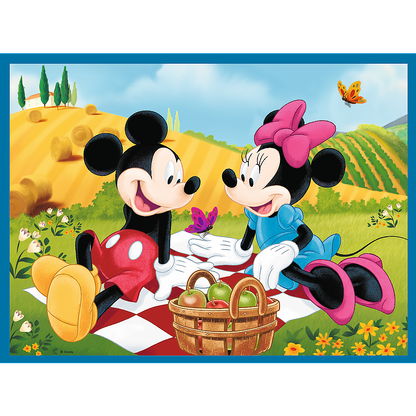 Puzzle 2v1 s pexesem Disney Mickey Mouse – Trefl 93344