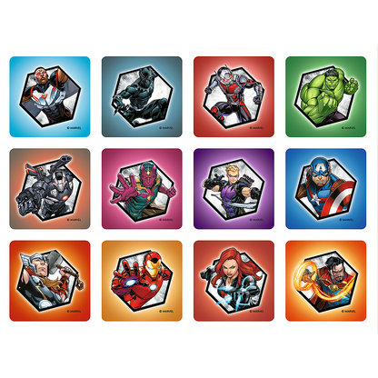Puzzle 2v1 s pexesem Hrdinové v akci Marvel Avengers – Trefl