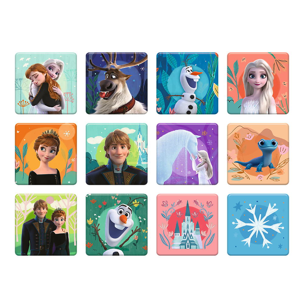 Puzzle 2v1 s pexesem Princezny ze své říše – Disney Frozen 2