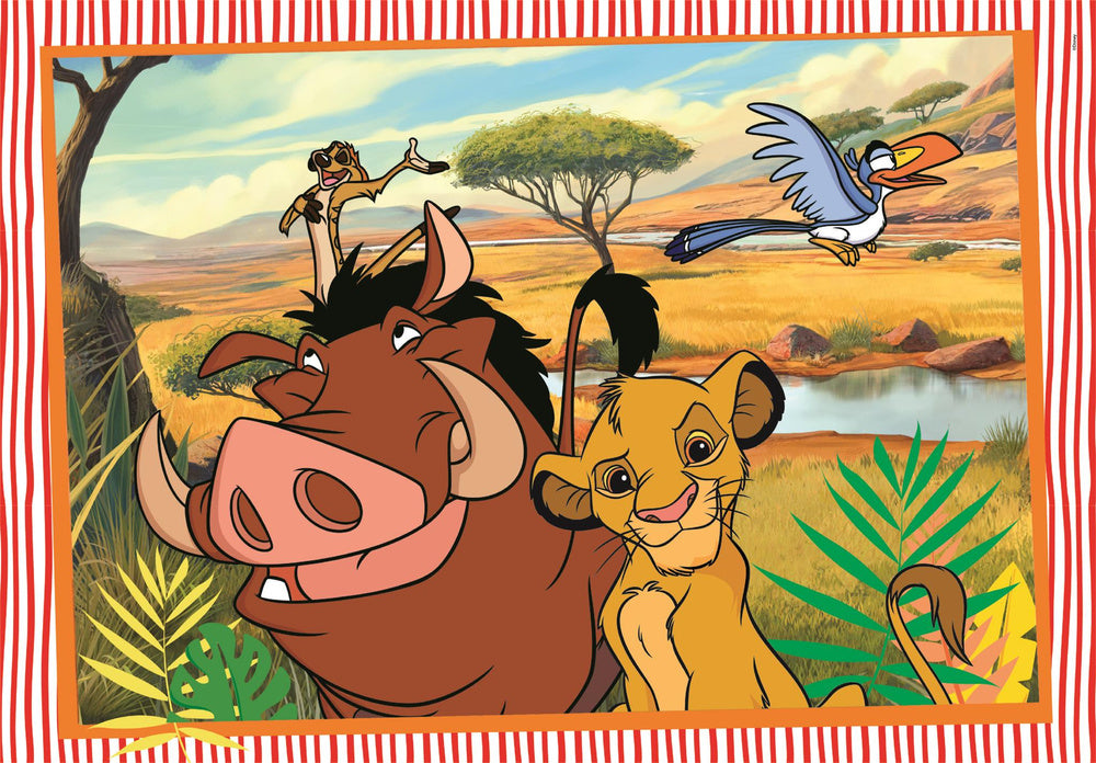Puzzle 2x20 dílků Disney Classic Lví král a Dumbo – Clementoni