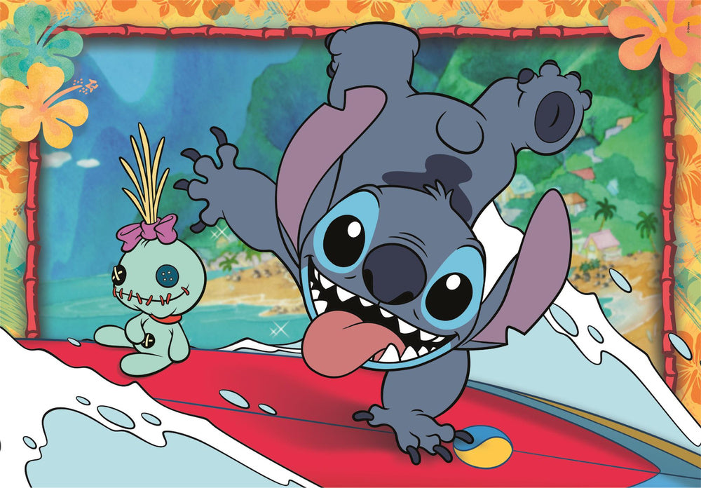 Puzzle 2x20 dílků Super Color Disney Stitch – Clementoni