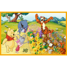 Puzzle 2x24 dílků Den v zahradě – Disney Winnie the Pooh Trefl