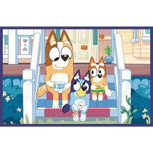 Puzzle 2x24 dílků Veselá Bluey – BBC Bluey Trefl
