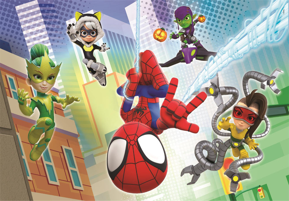 Puzzle 2x60 dílků Marvel Spidey and His Amazing Friends – Clementoni