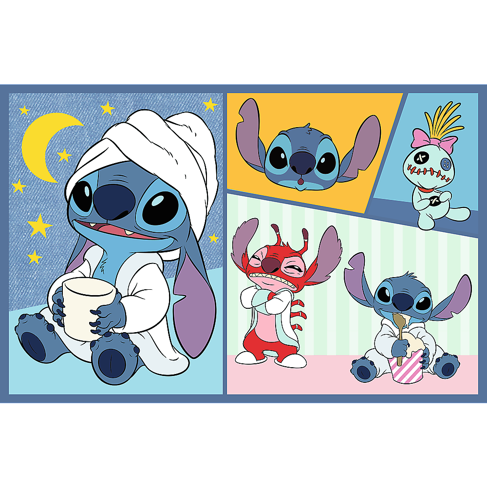 Puzzle 2x70 dílků se Stitchem – Disney Lilo and Stitch Trefl