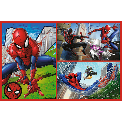 Puzzle 2x70 dílků Spiderman pavoučí příběhy – Disney Marvel Trefl