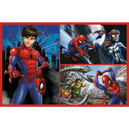Puzzle 2x70 dílků Spiderman pavoučí příběhy – Disney Marvel Trefl