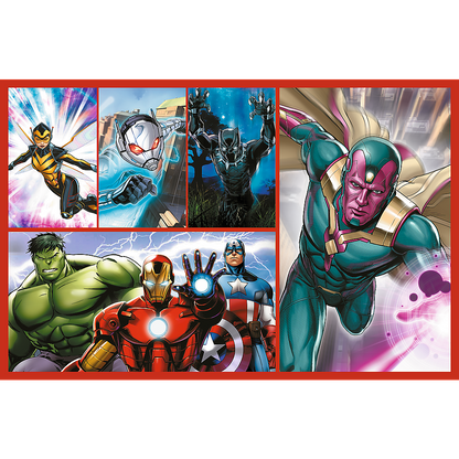 Puzzle 2x70 dílků Staň se hrdinou Marvel Avengers – Trefl