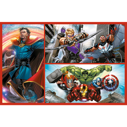 Puzzle 2x70 dílků Staň se hrdinou Marvel Avengers – Trefl