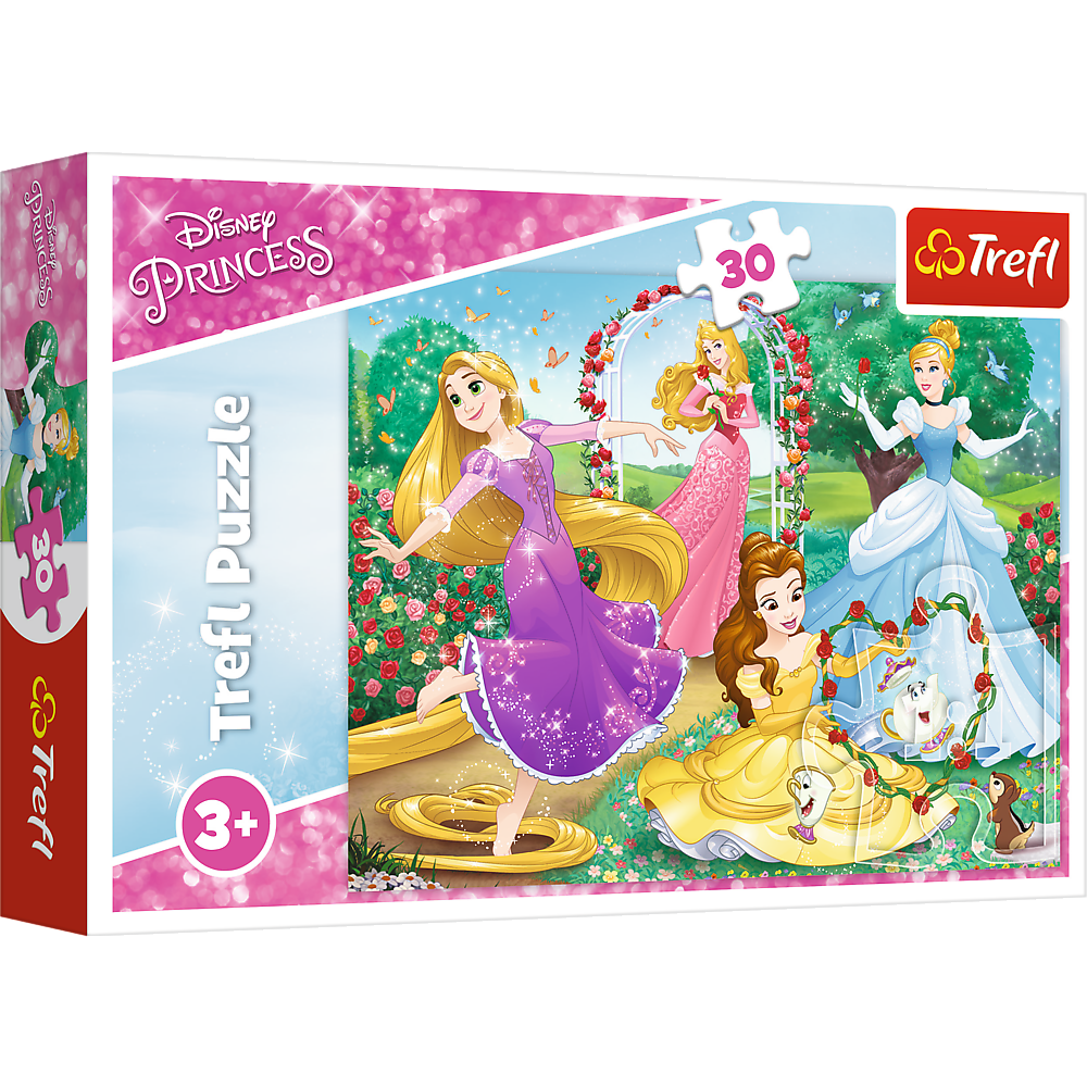 Puzzle 30 dílků Být princeznou – Disney Princess