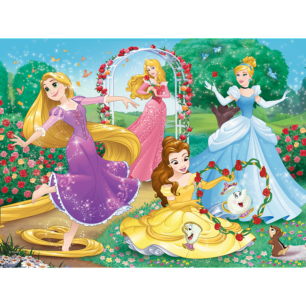 Puzzle 30 dílků Být princeznou – Disney Princess