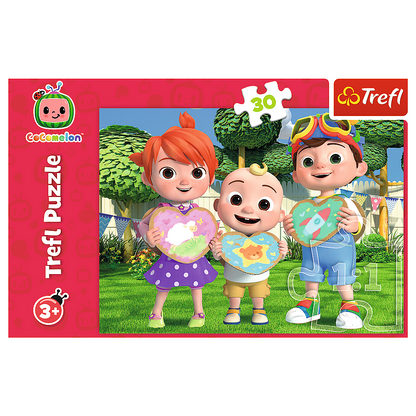 Puzzle 30 dílků Cocomelon Pojďme si hrát – Trefl 18295