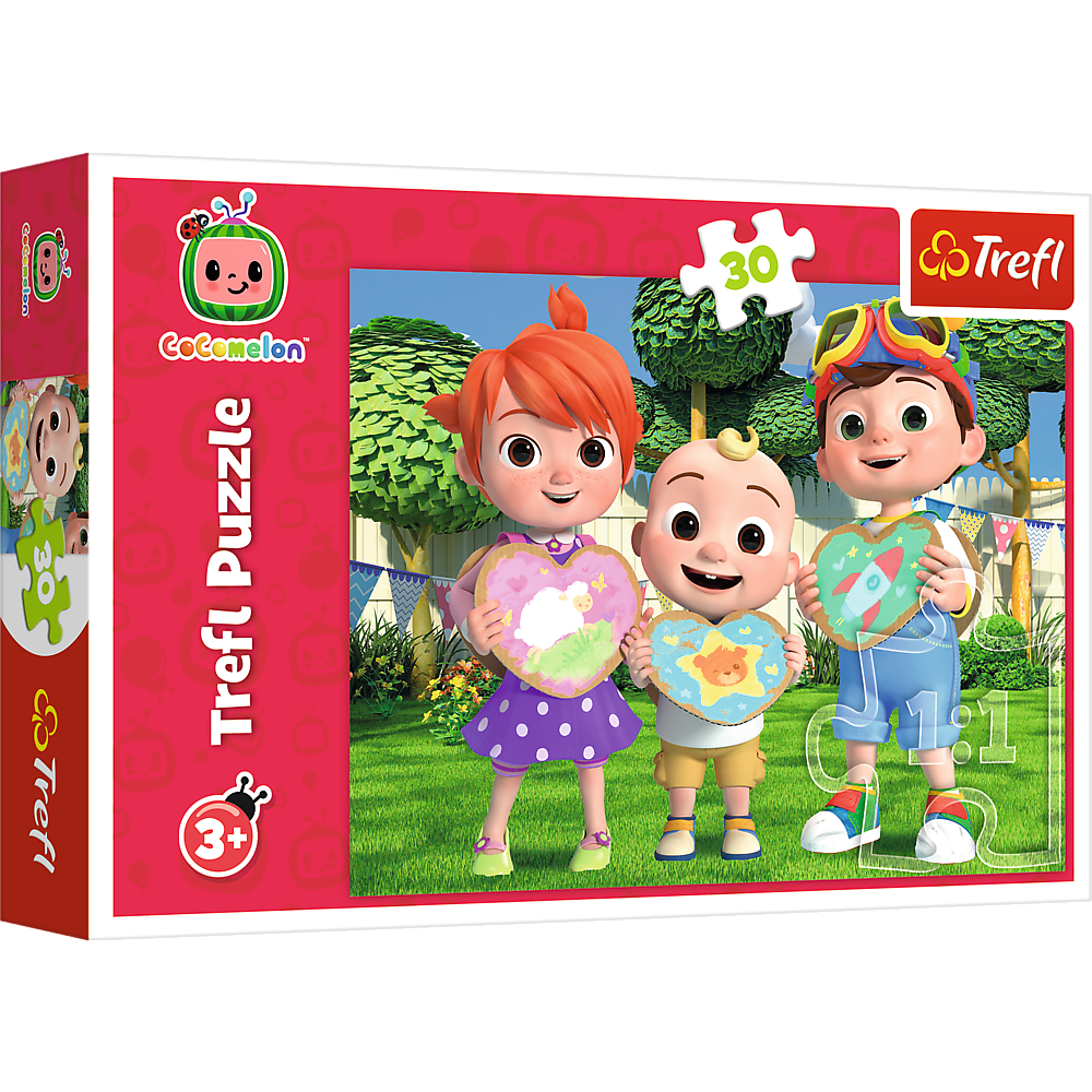 Puzzle 30 dílků Cocomelon Pojďme si hrát – Trefl 18295