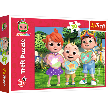 Puzzle 30 dílků Cocomelon Pojďme si hrát – Trefl 18295
