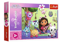 Puzzle 30 dílků Gabi a její roztomilý domeček – Trefl
