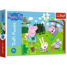 Puzzle 30 dílků Lesní výprava – Peppa Pig | Trefl 18245