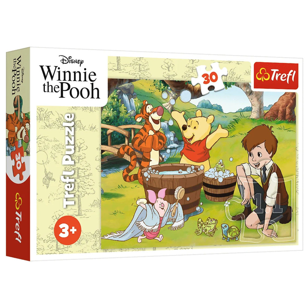 Puzzle 30 dílků Medvídek Pú – Den s Pejskem – Disney