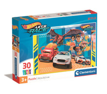 Puzzle 30 dílků Super Color Hot Wheels – Clementoni
