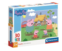 Puzzle 30 dílků Super Color Prasátko Peppa – Clementoni