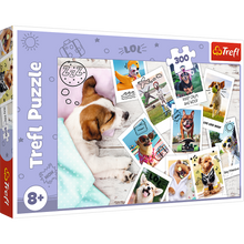 Puzzle 300 dílků Fotky z dovolené pejsci – Trefl 23003